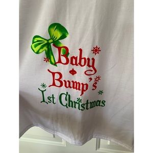 Baby Bump’s First Christmas Maternity Top